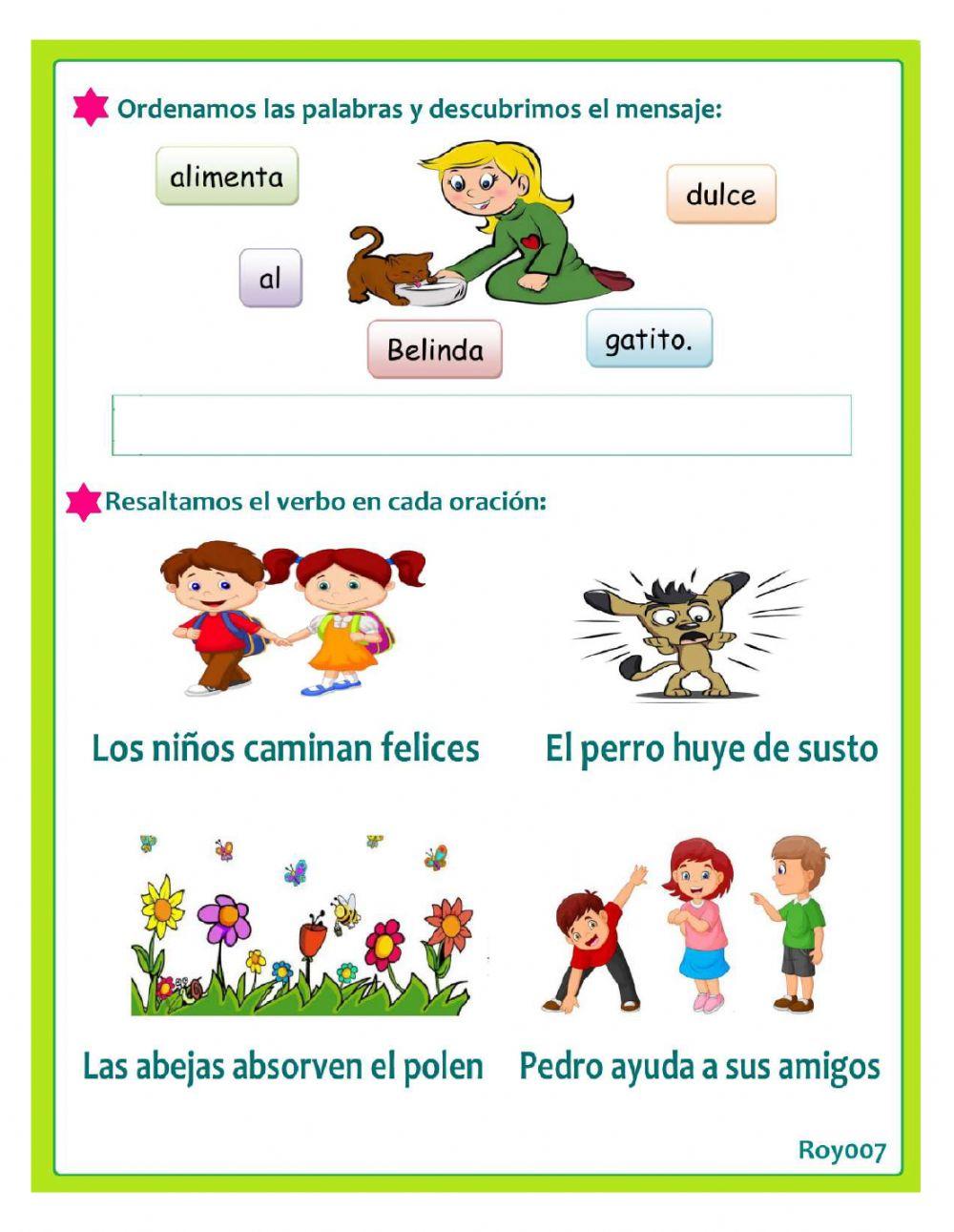 Estructura de la oracion