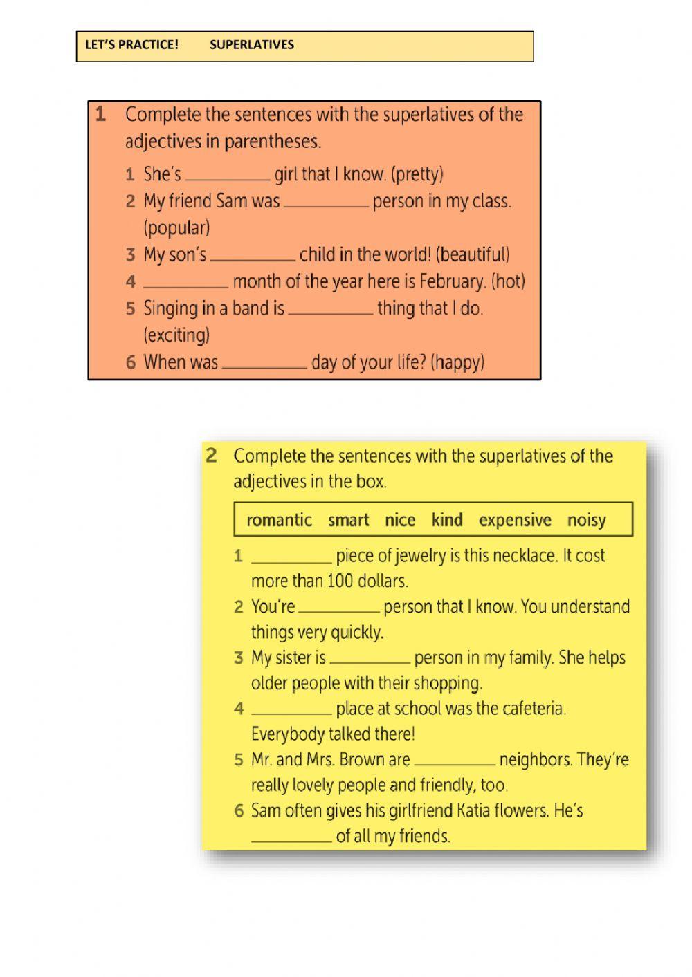 SUPERLATIVE PRACTICE