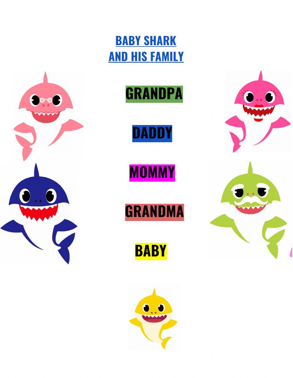 Baby shark family