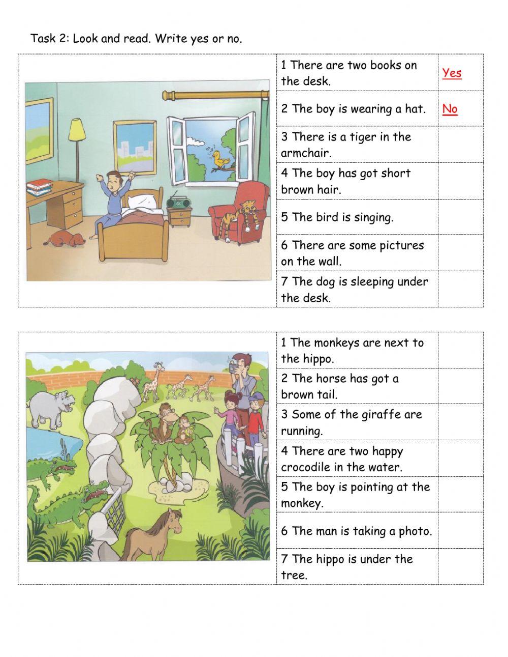 Starters practice: Animals vocabulary - Reading part 2