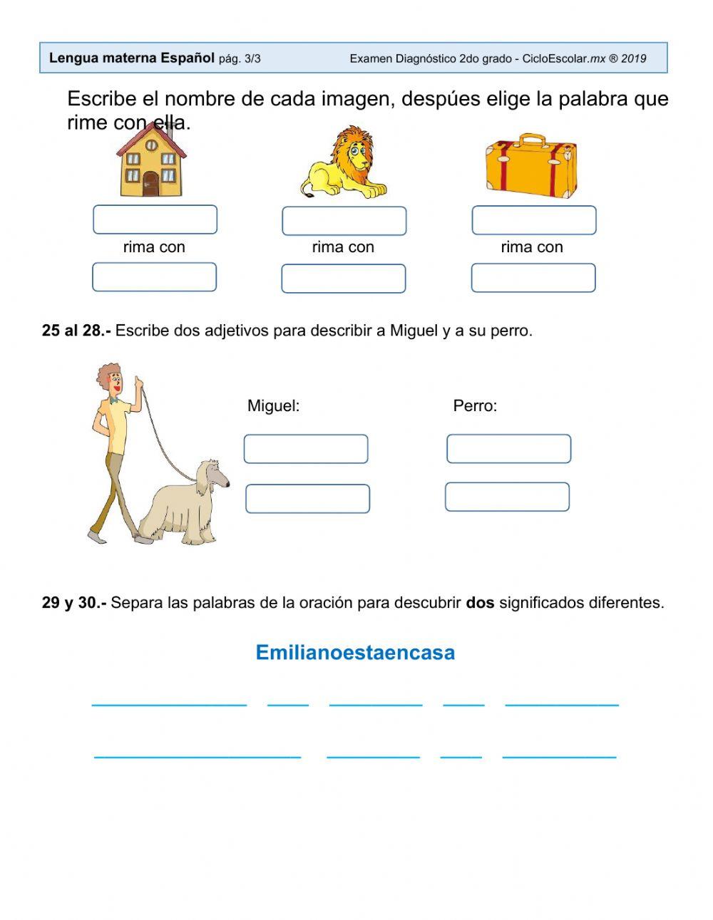 Español y adjetivos