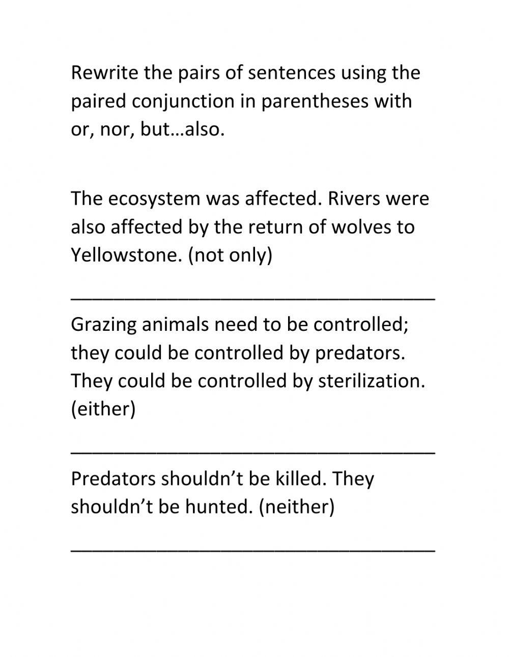 How wolves change rivers