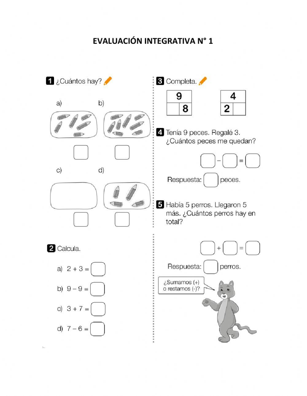 Evaluación integrativa