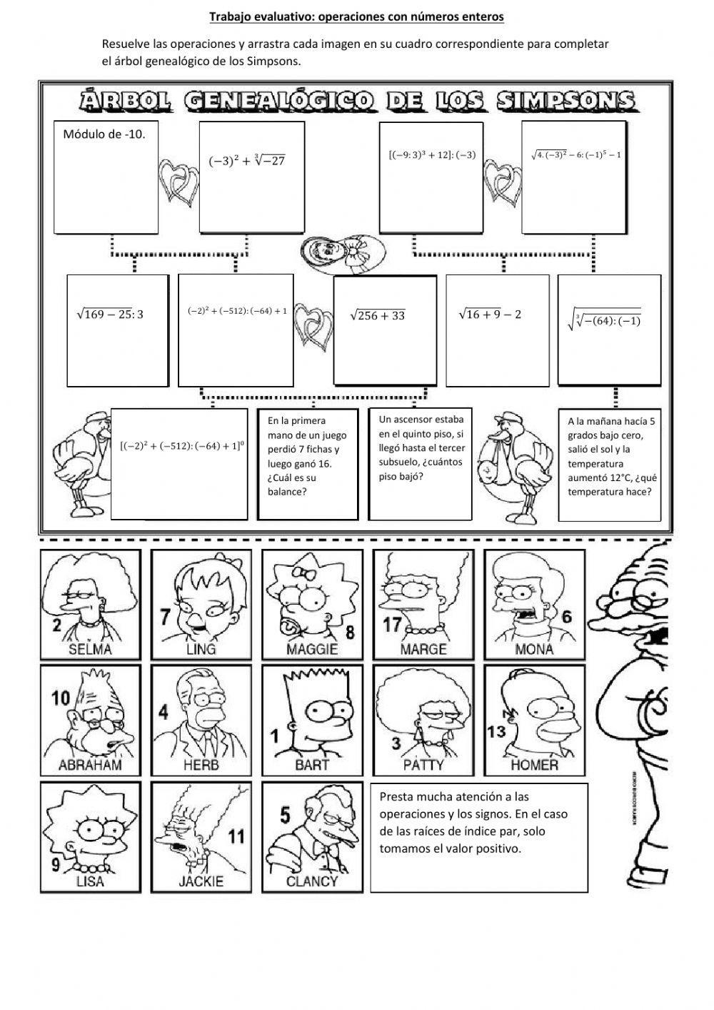 Operaciones con números enteros Operaciones con números enteros