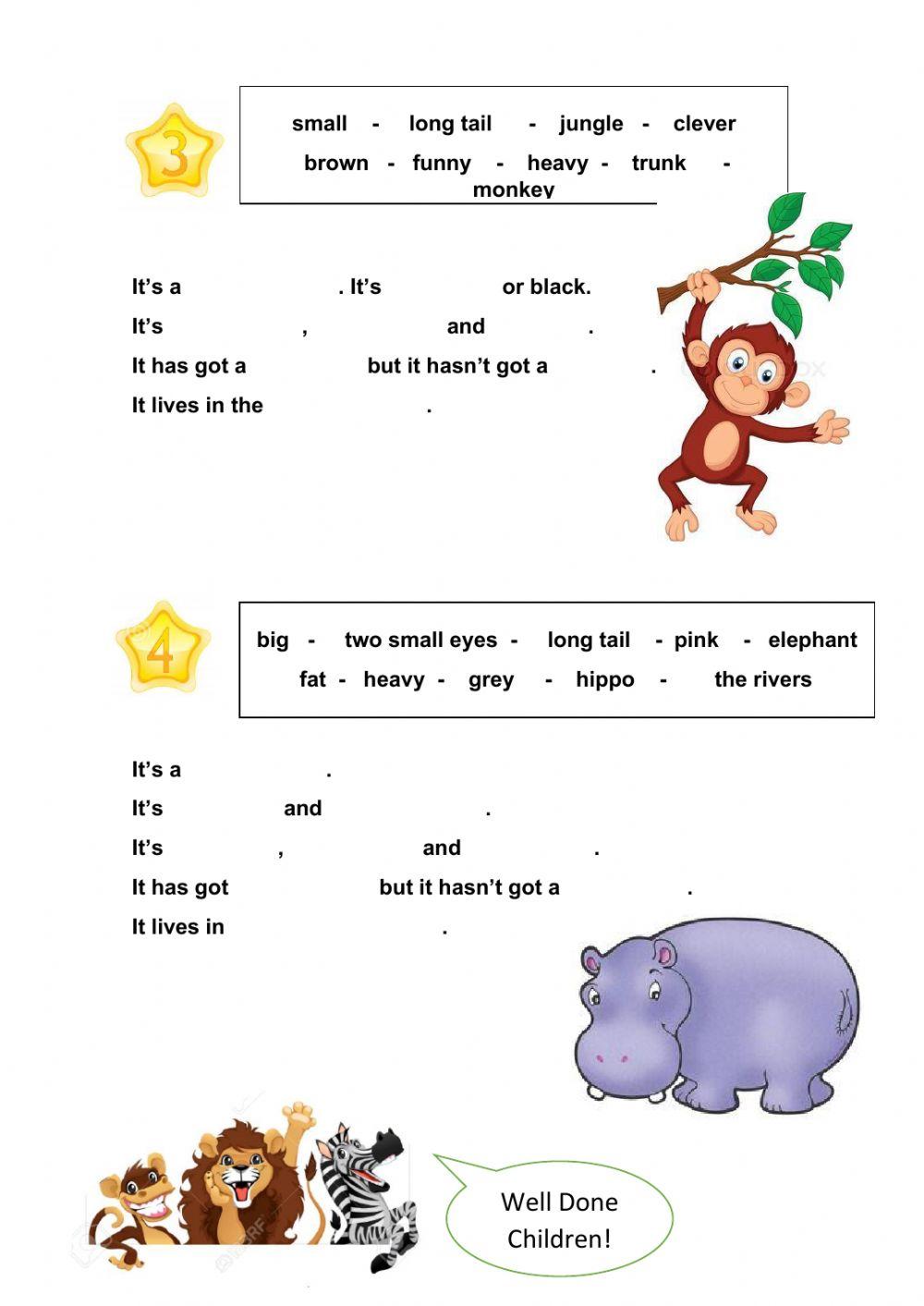 Let's describe animals