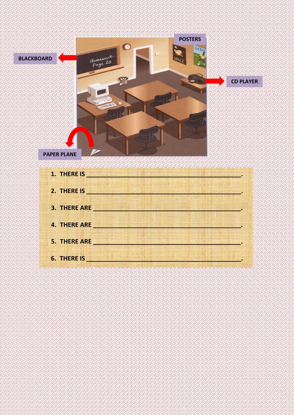 There is - there are.