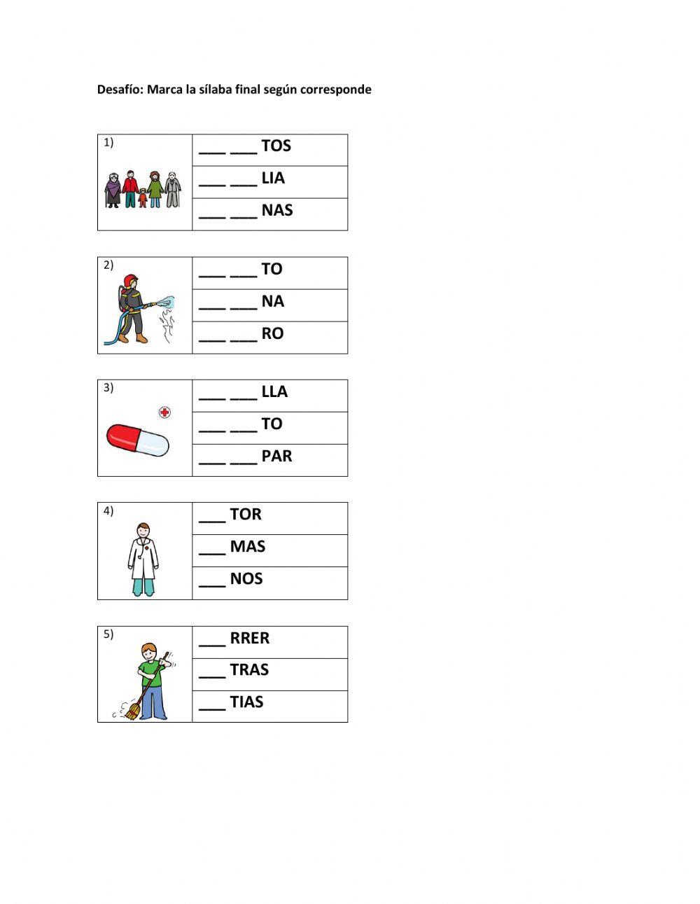 Desafío estimulación cognitiva Lenguaje 69