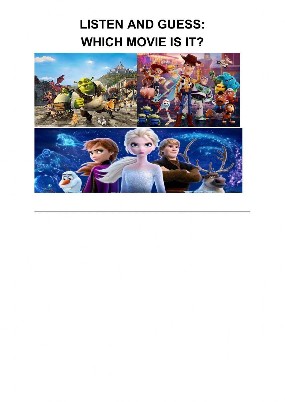 Listen and guess the movie