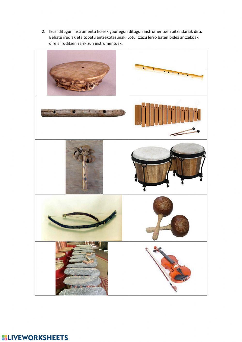 Instrumentuak historiaurrean 