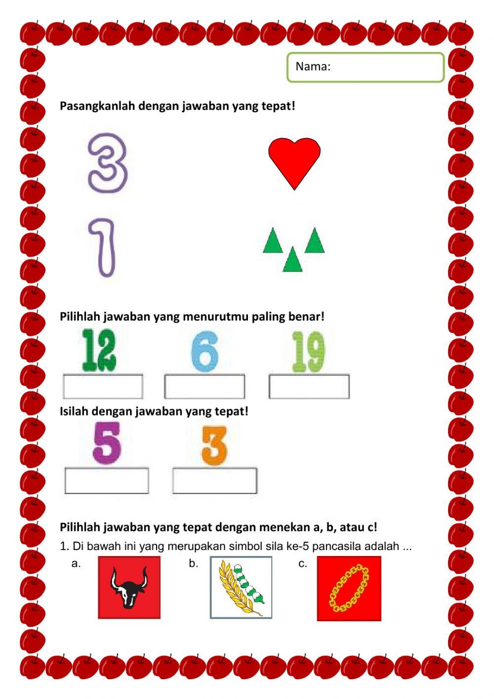latihan hari minggu kelas saad