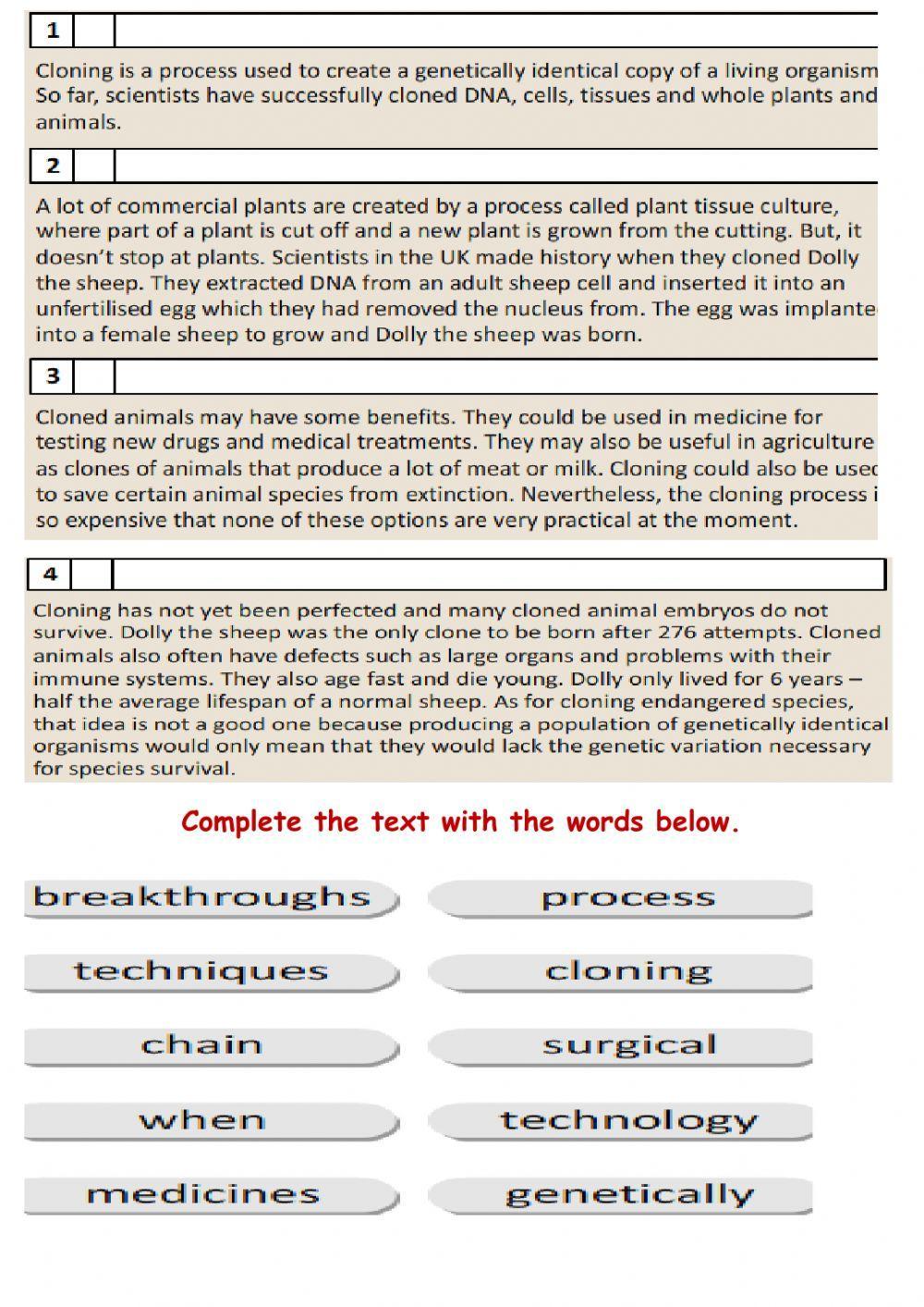 Action 11f Cloning  Made by Zhanar Habibullina