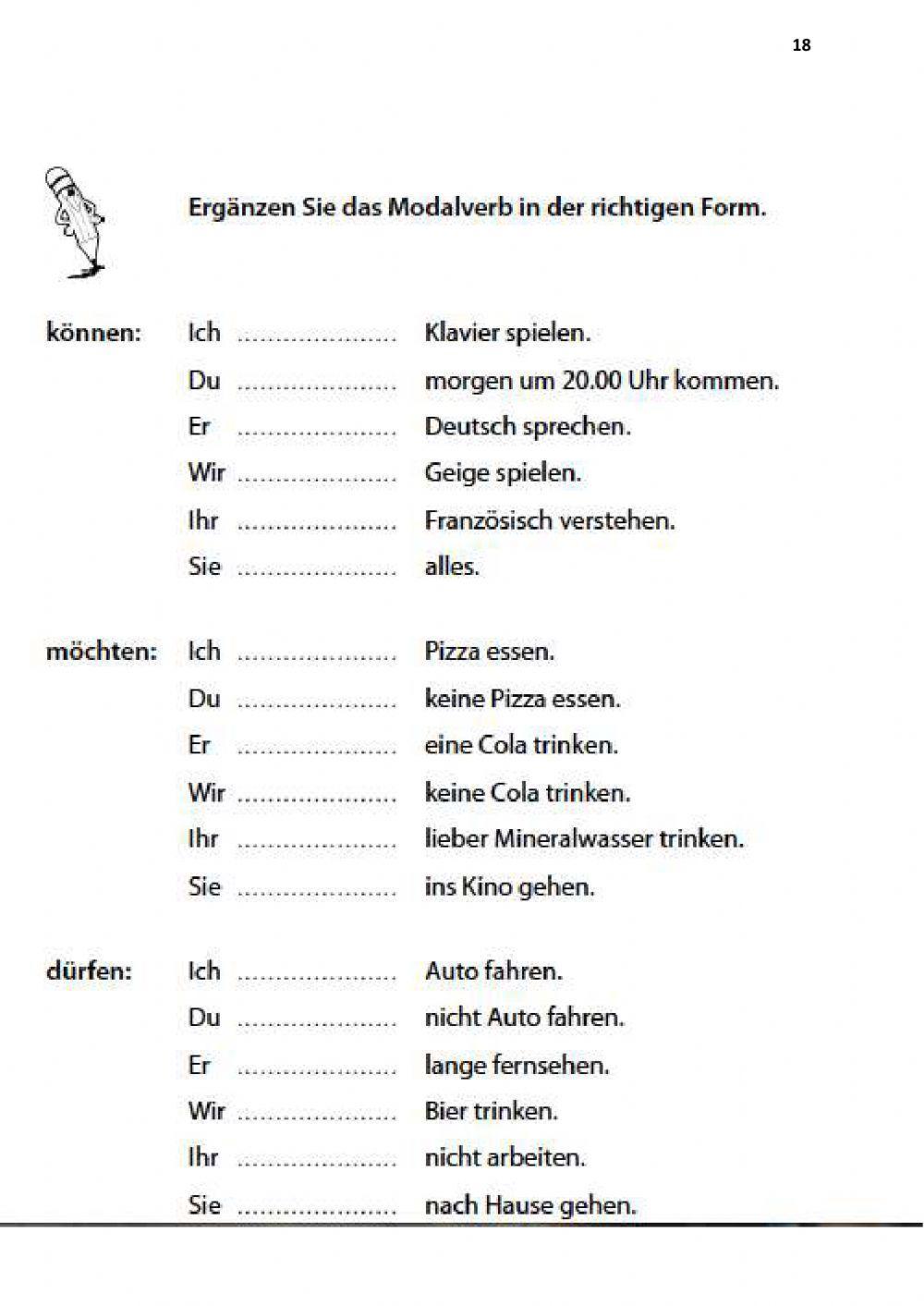 Modalverben Präsens