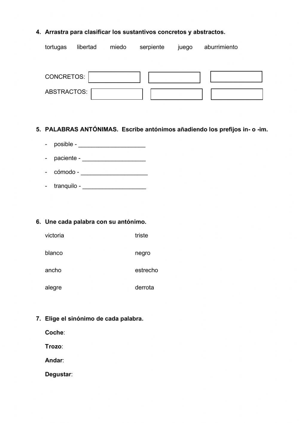 Repaso inicial Lengua