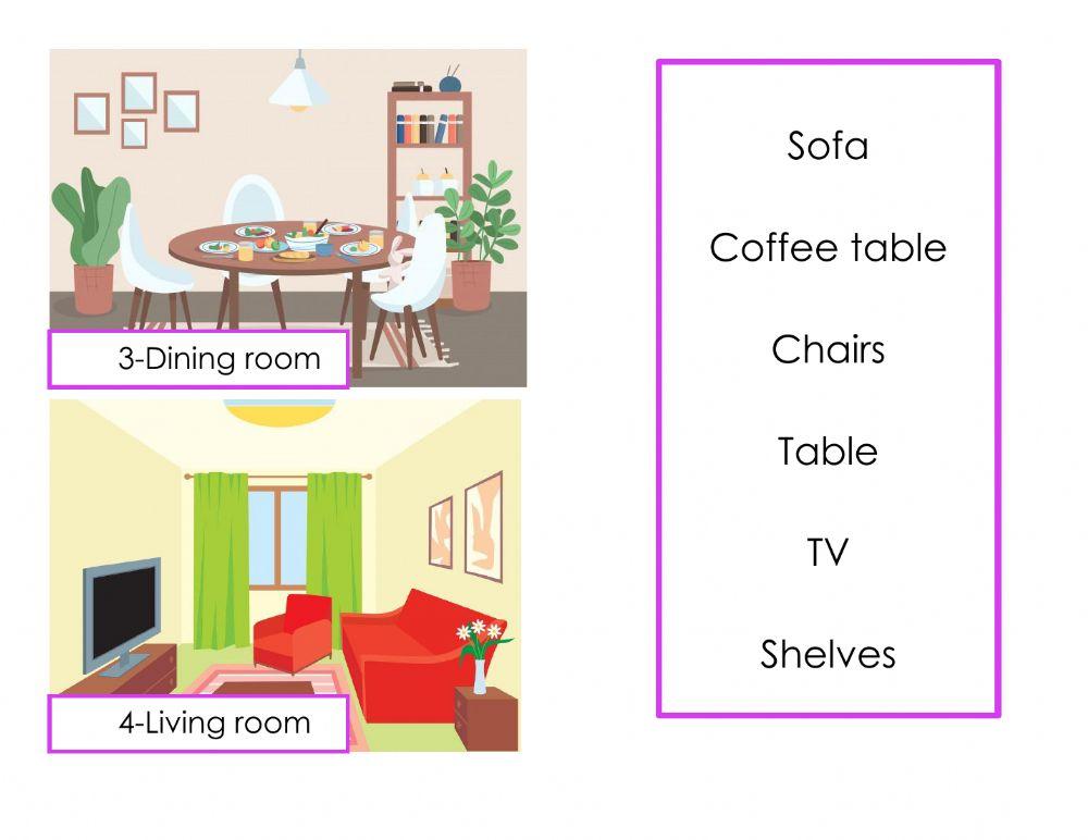 Furniture in the house