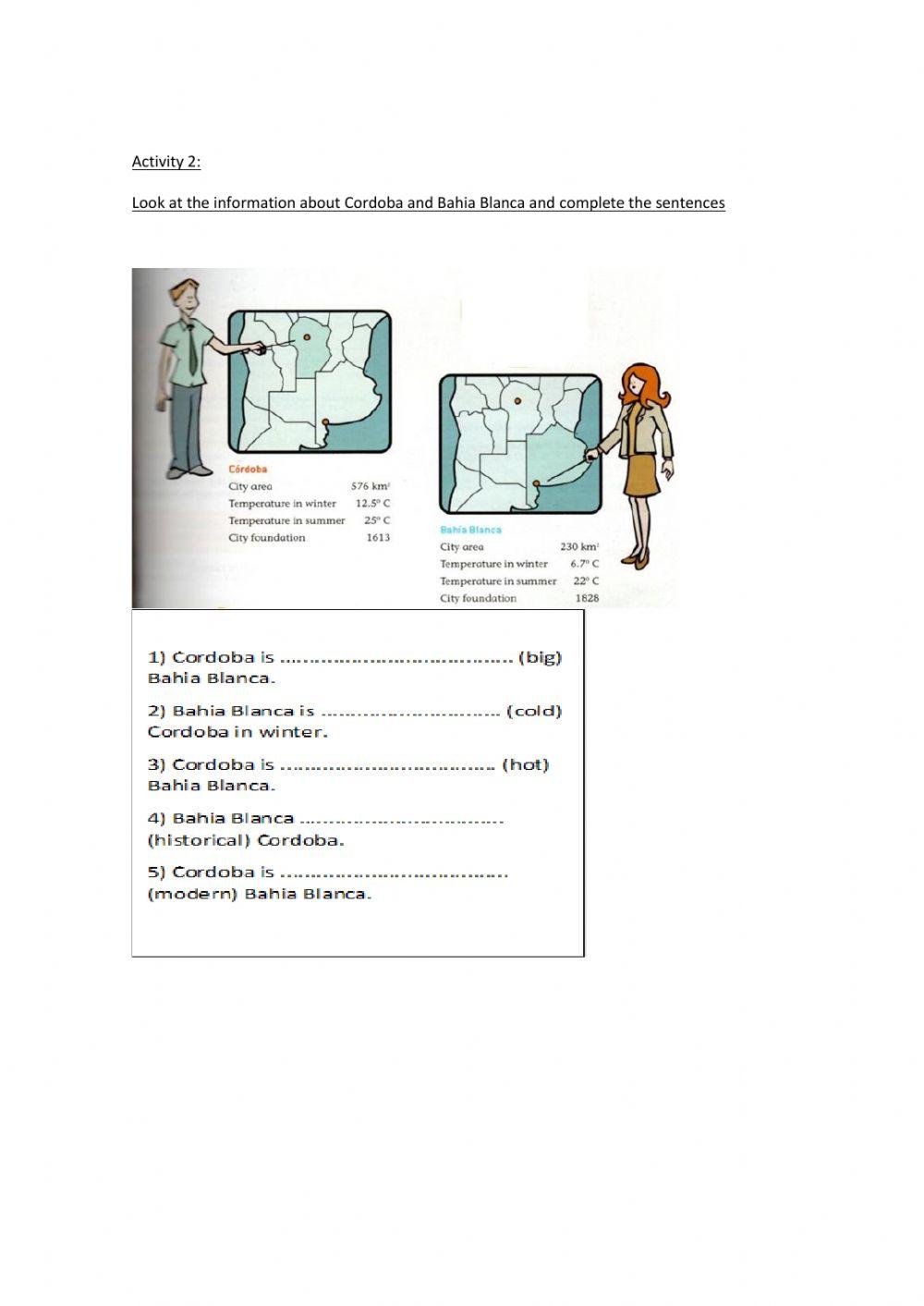 Comparative adjectives