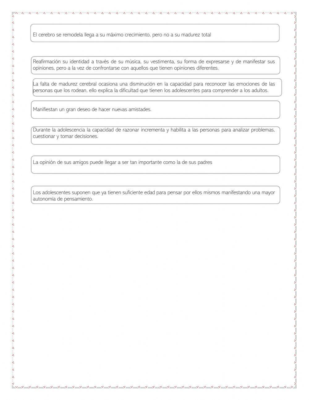 Cambios fisicos en la adolescencia