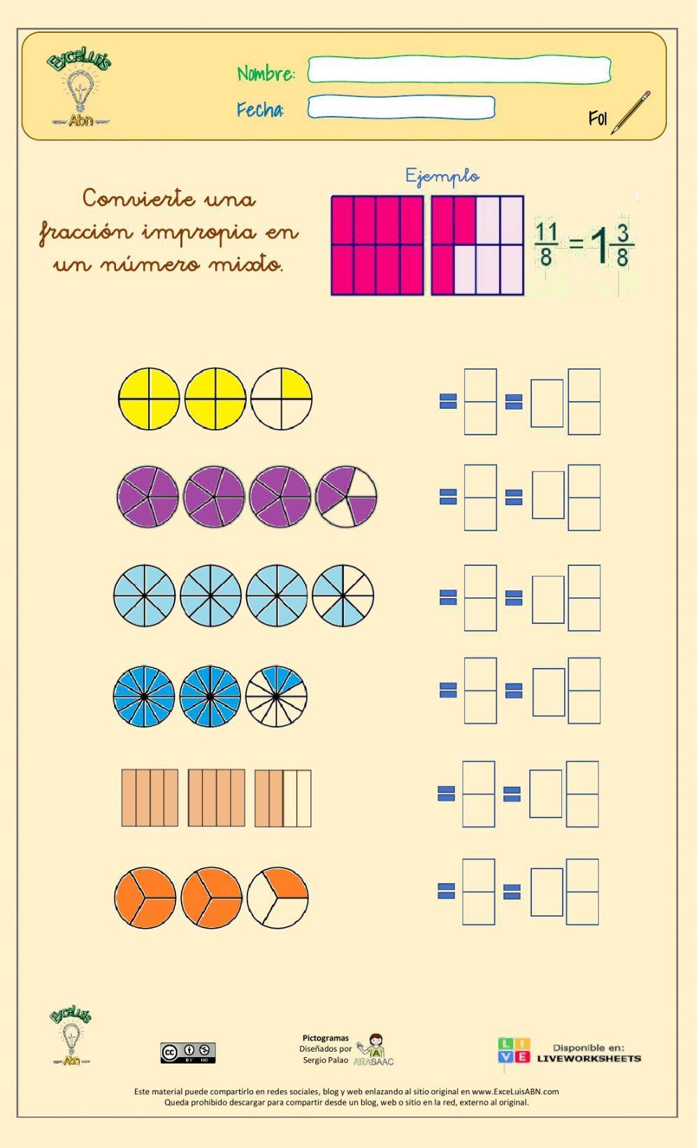 Fracciones mixtas 01