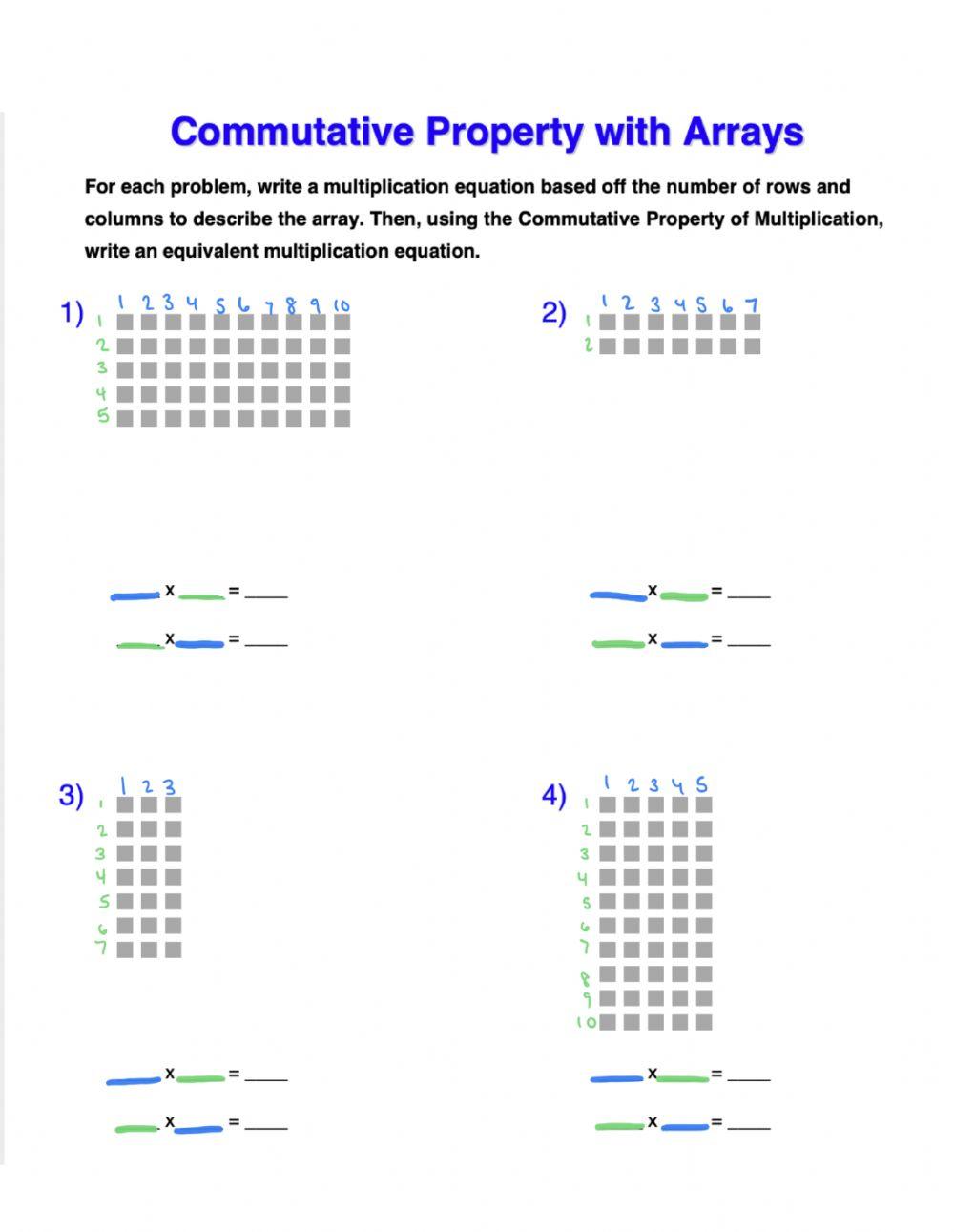 Grade 3 Worksheet 1-4