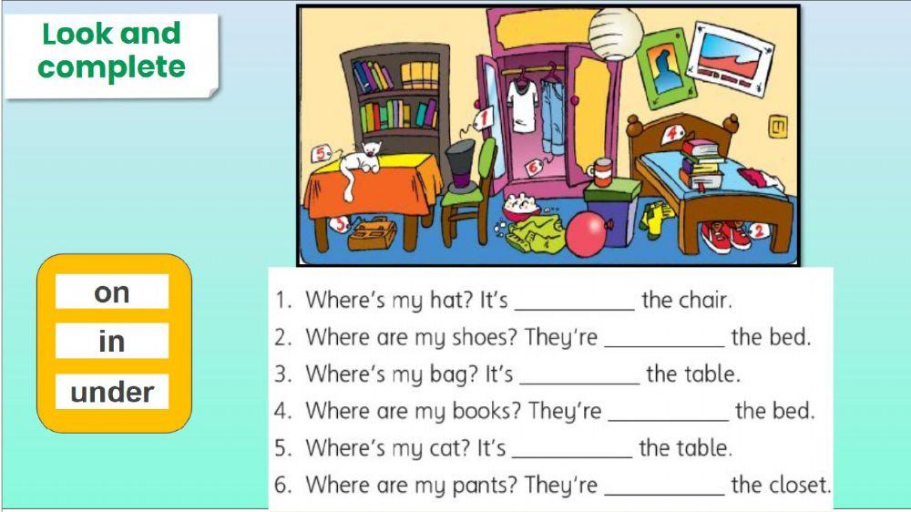 Where are my things?