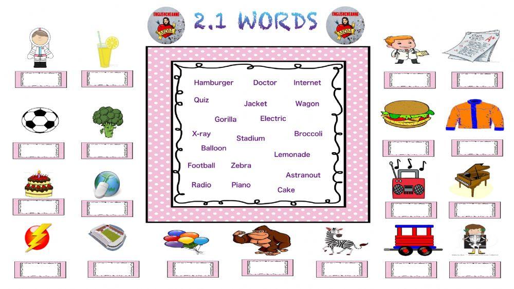 2.1 Words (drag-drop)