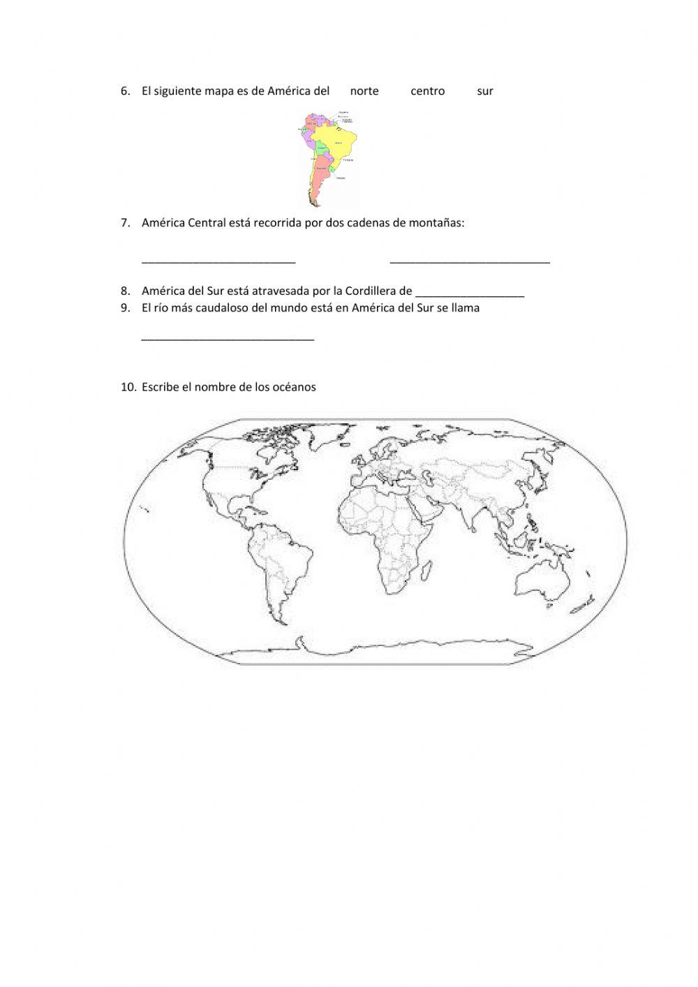Examen de Geografía