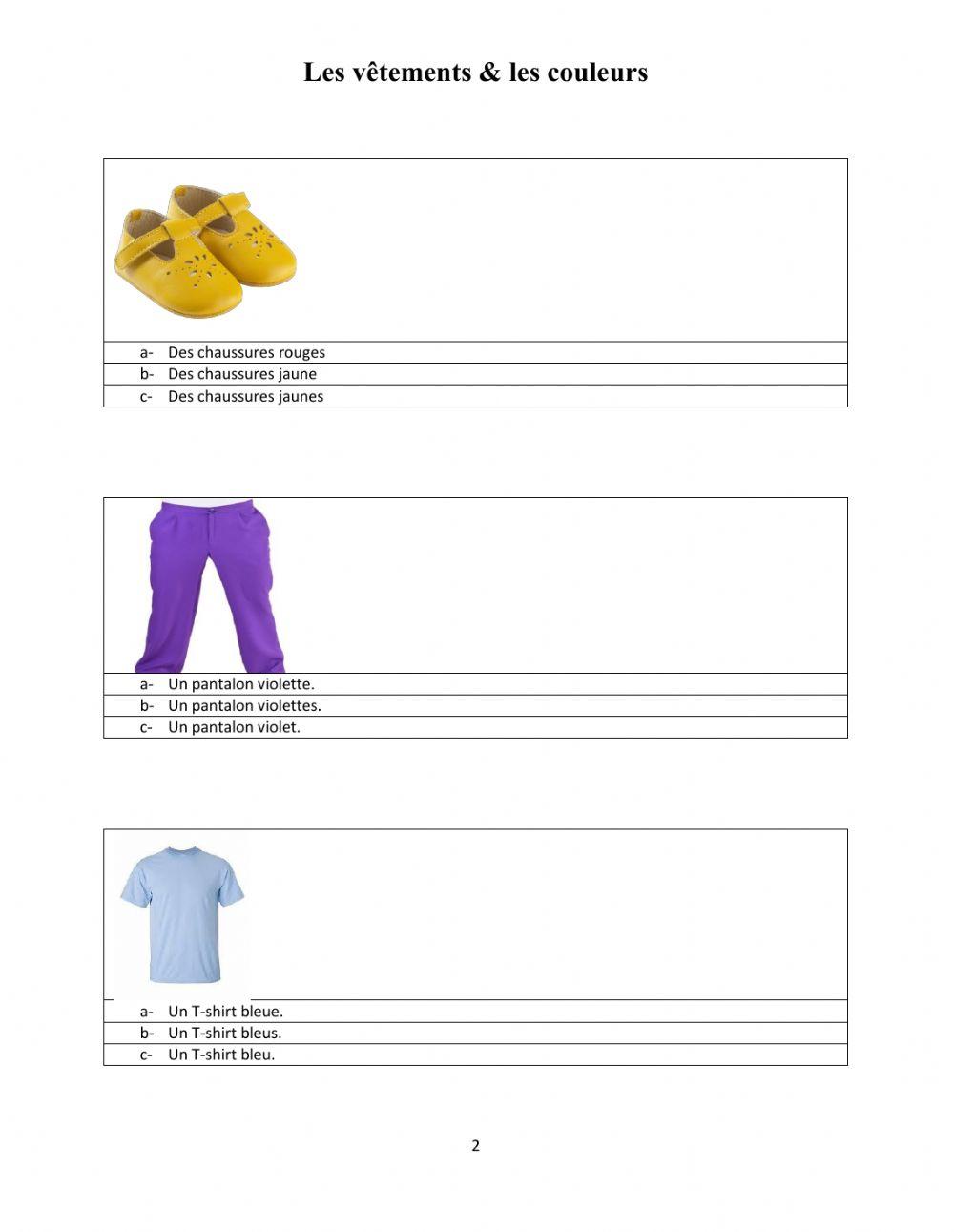 L'accord de l'adjectif