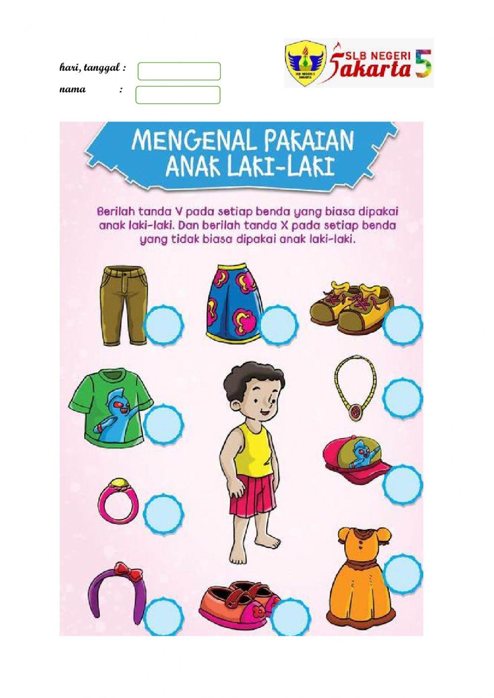 Mengenal jenis pakaian