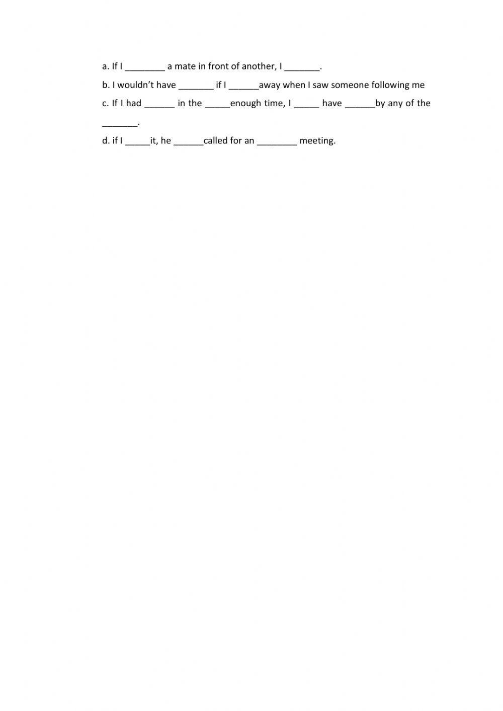 3rd Conditional Among Us