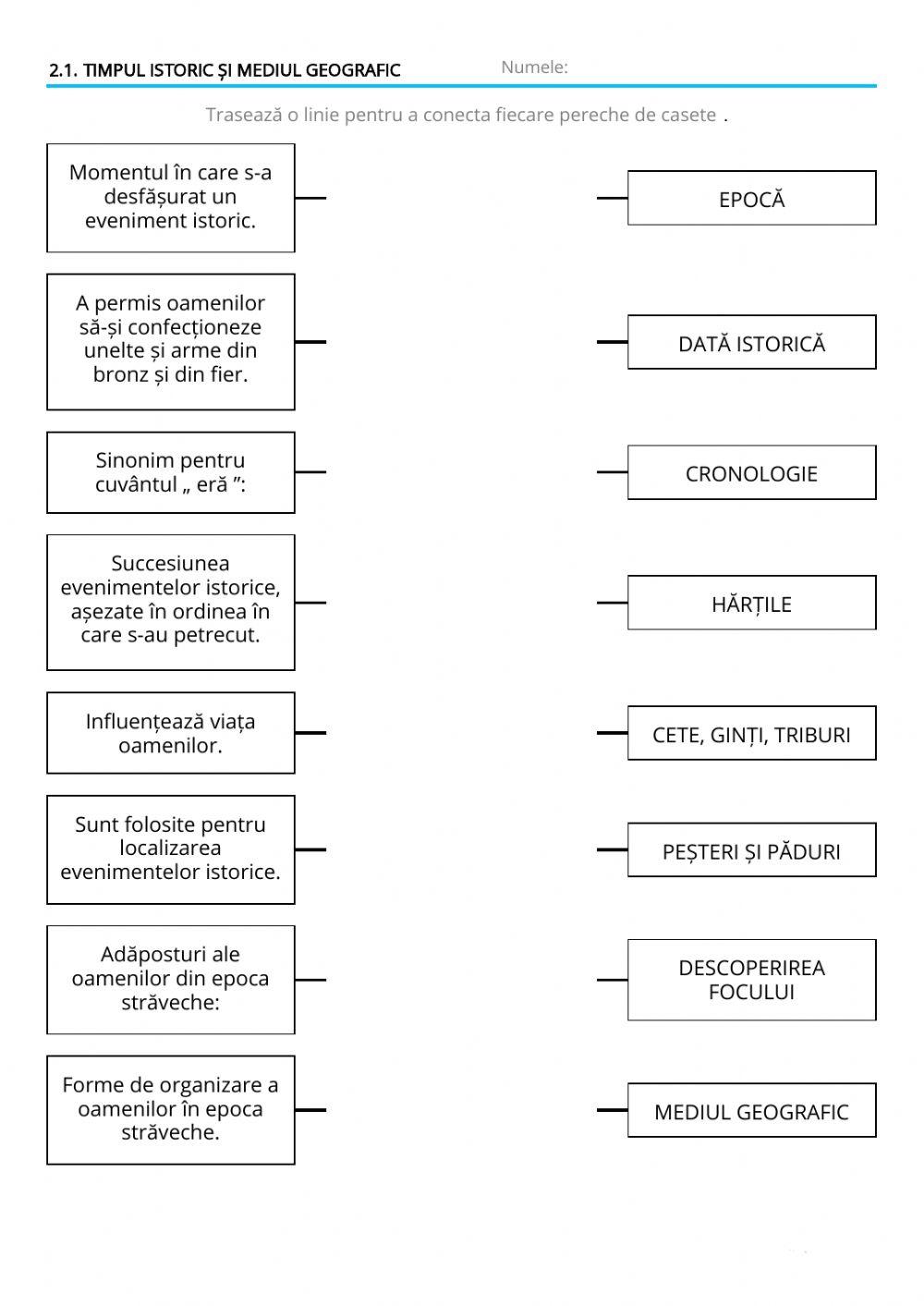 Timpul istoric și mediul geografic