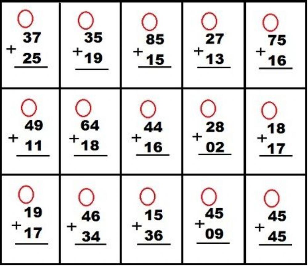 Adição com reserva