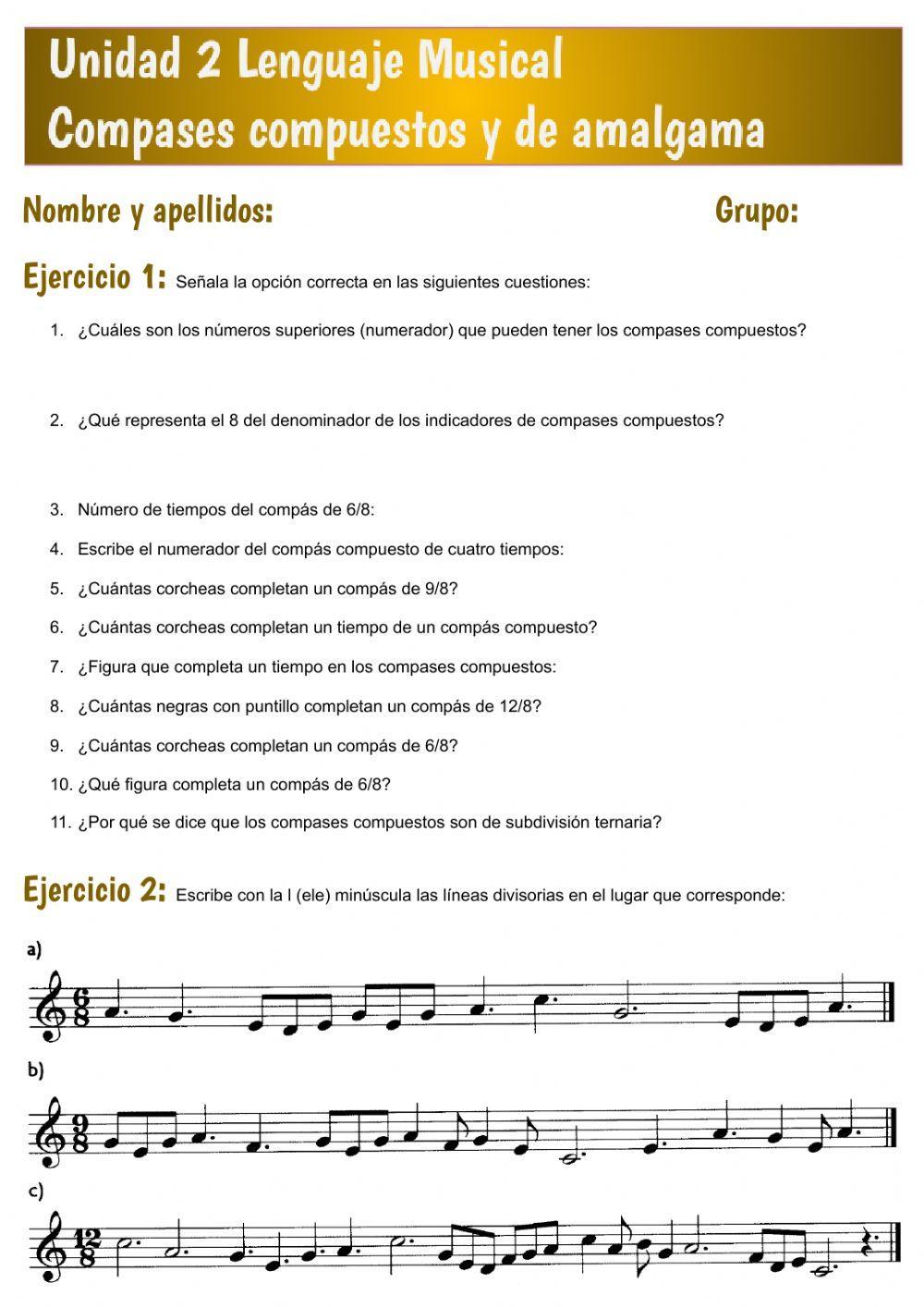 Unidad 2 Compases compuestos y de amalgama