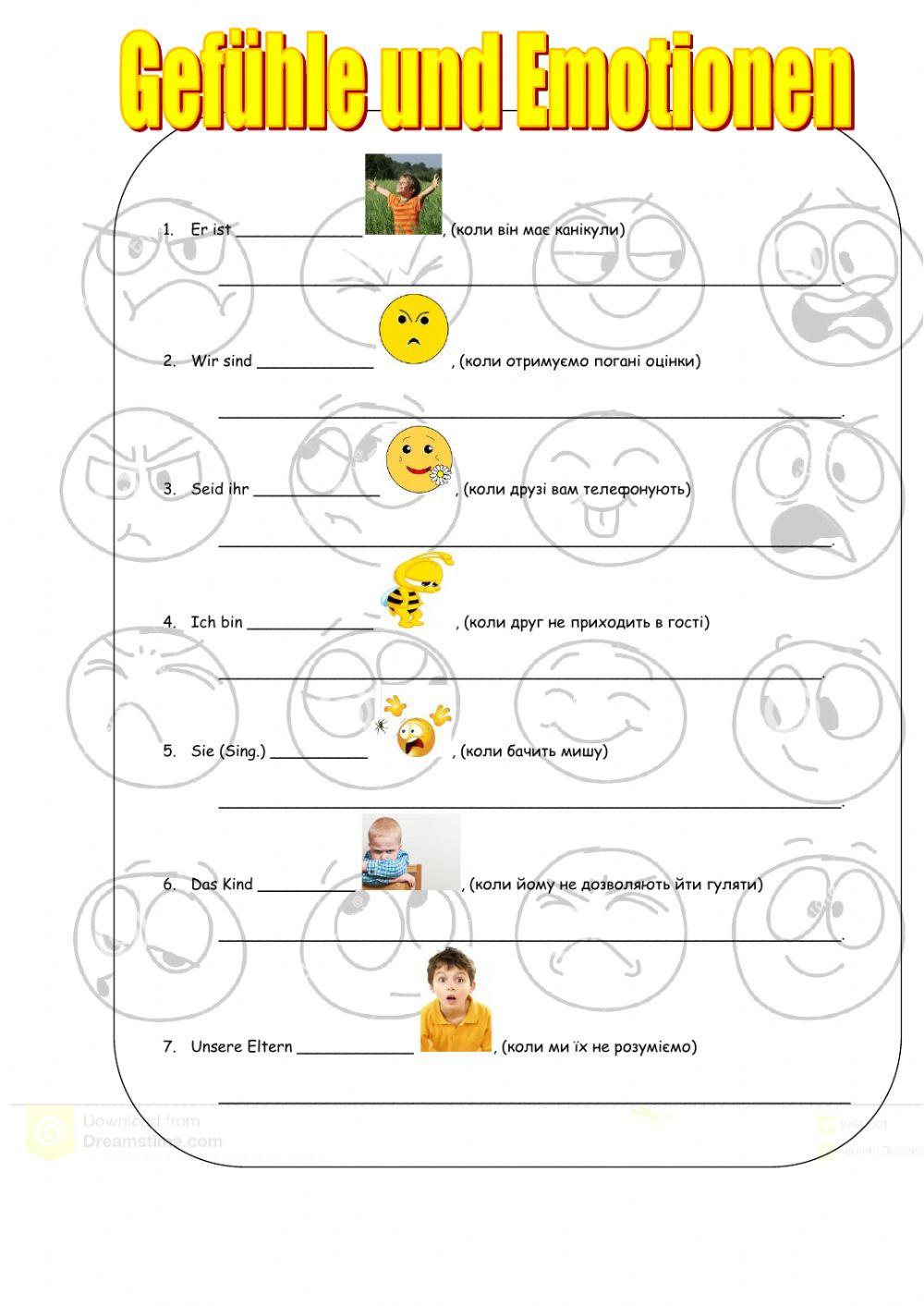 Gefühle und Emotionen Gefühle und Emotionen