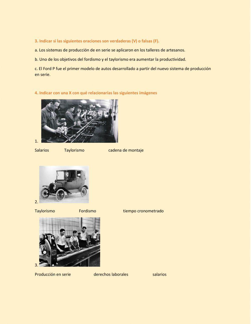 La revolución industrial: taylorismo y fordismo La revolución industrial: taylorismo y fordismo