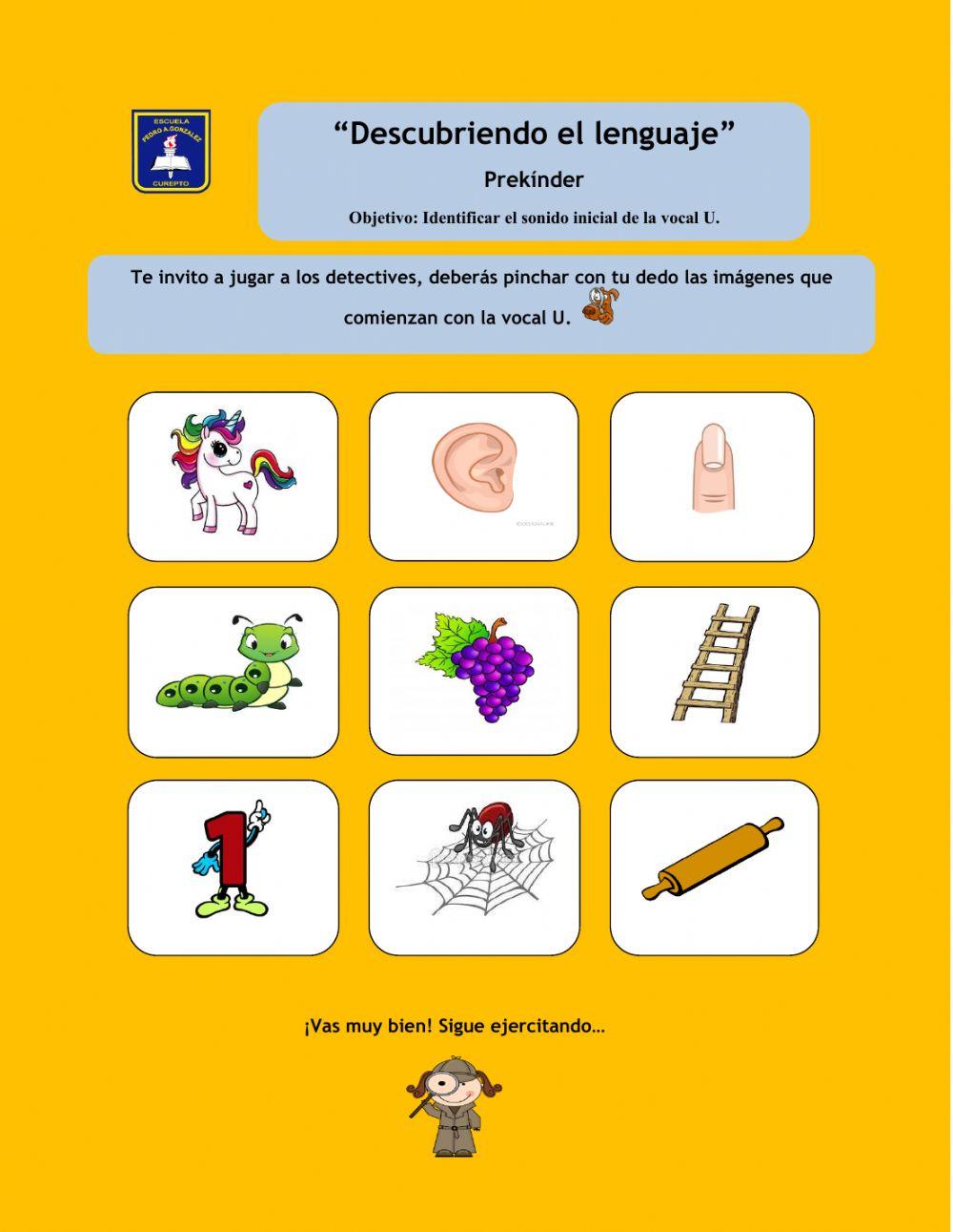 Sonido inicial vocálico