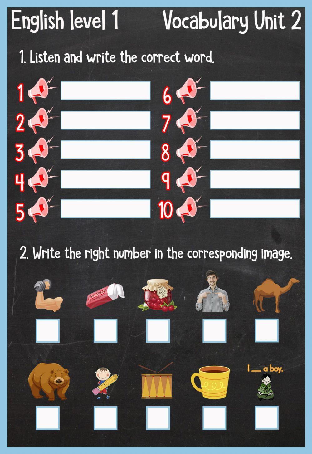 First words with m sound