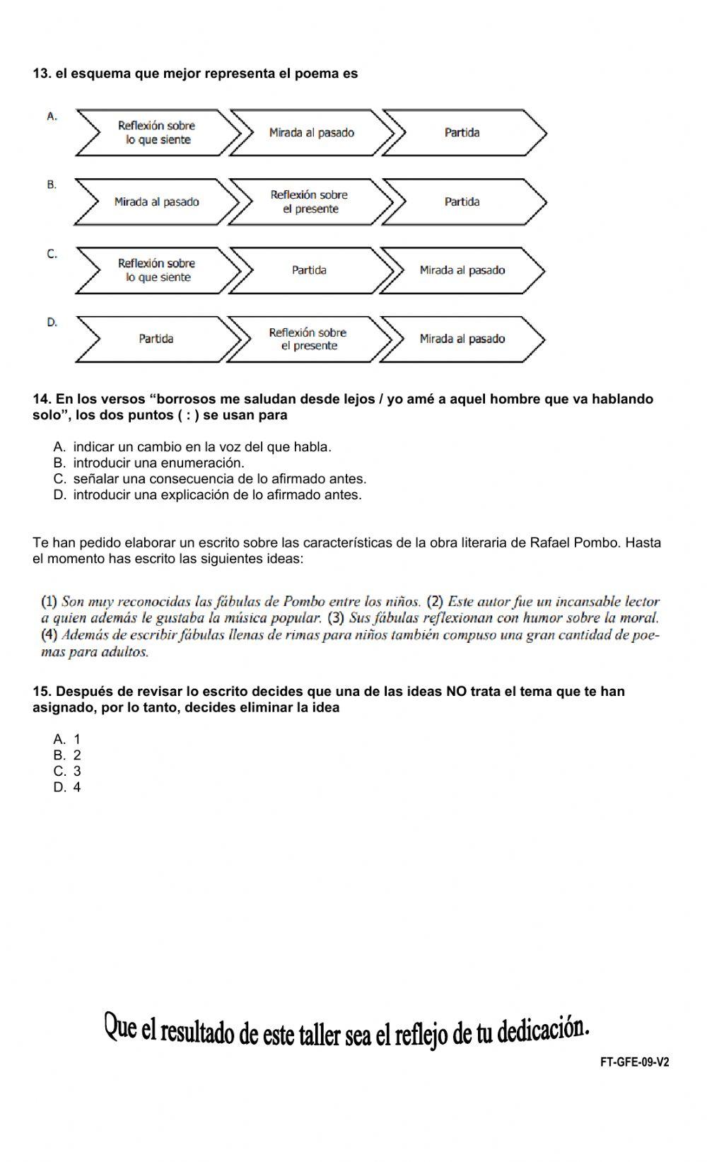 Literatura contemporánea III