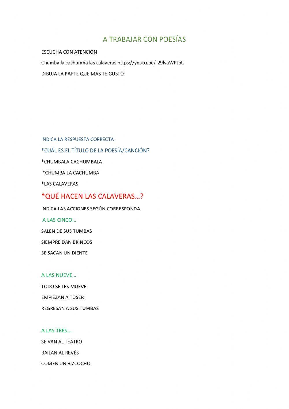 Trbalenguas poesias y canciones