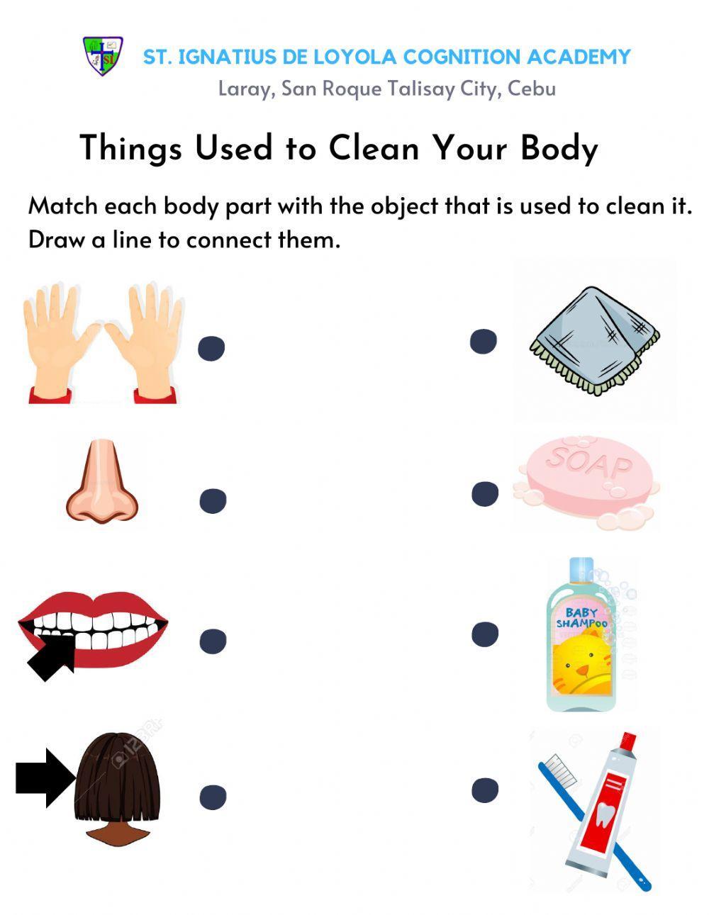 Things used to Clean Your Body