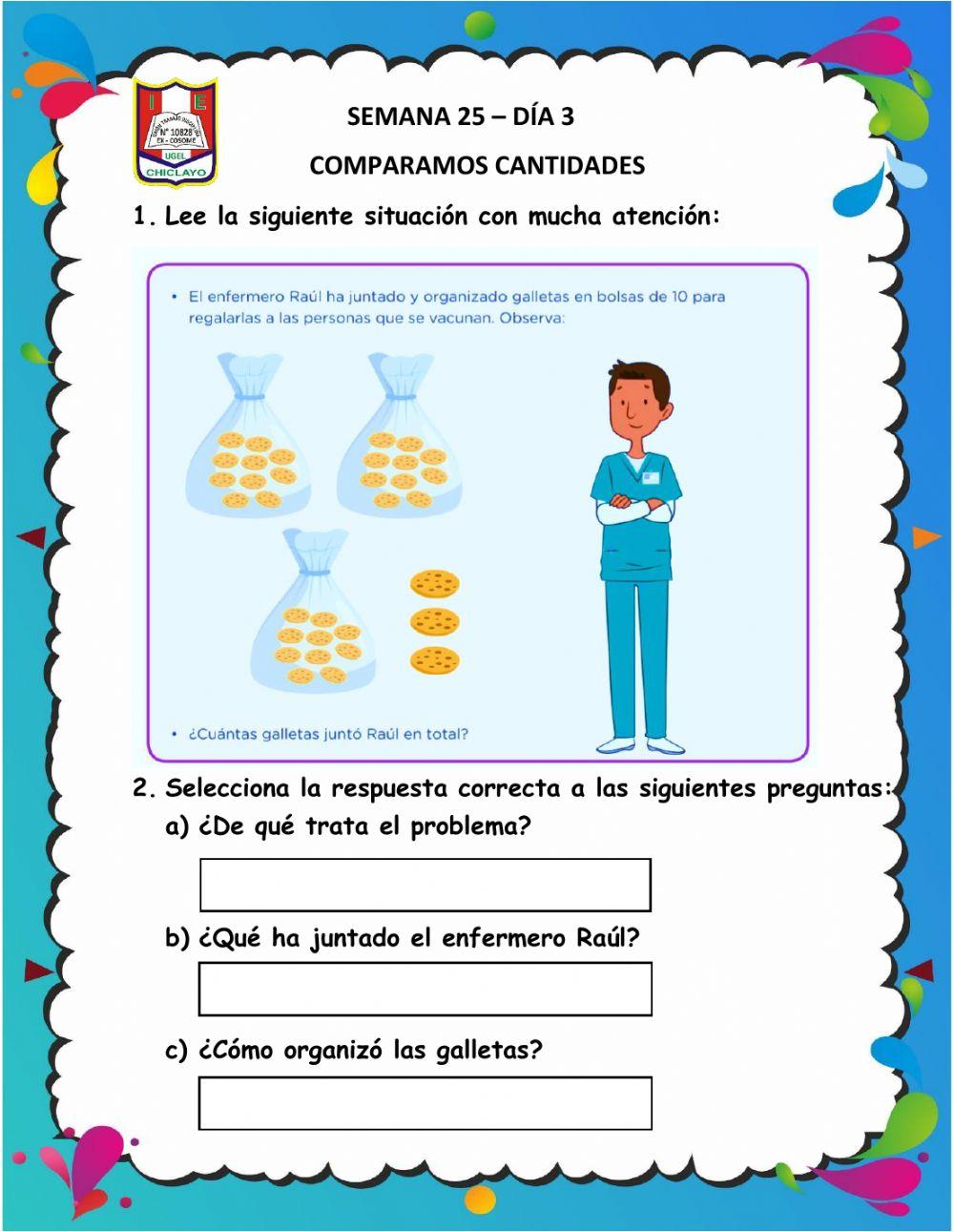 Comparamos cantidades de vacunados.