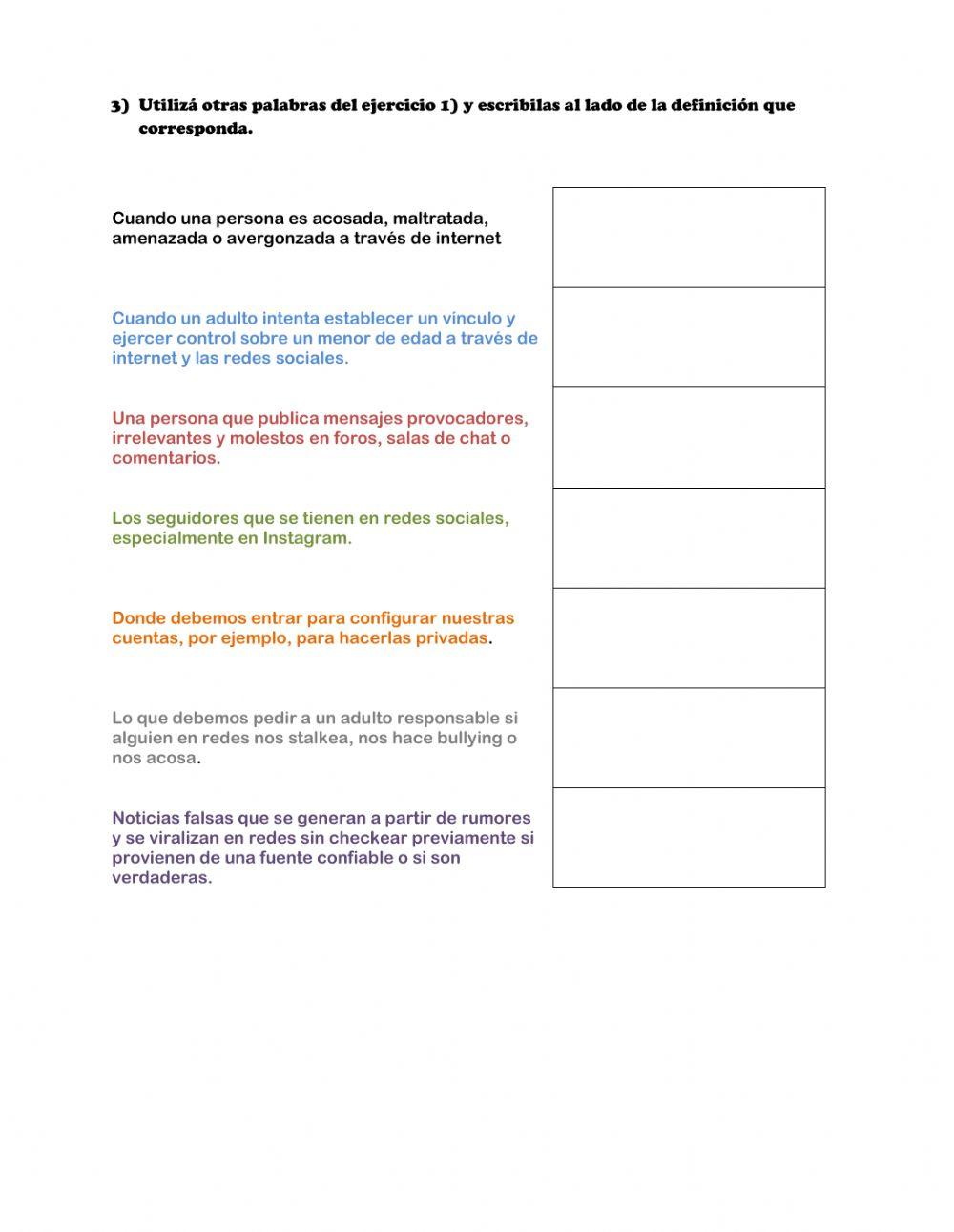 Cyberbullying & grooming