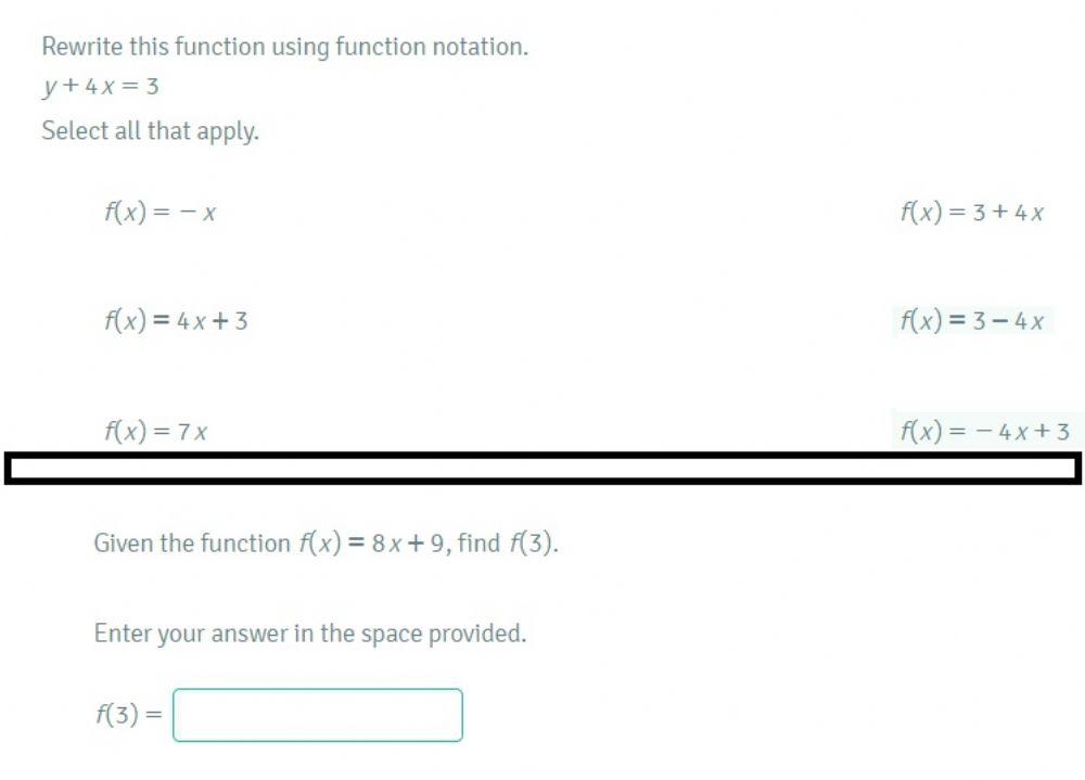 Relations and Functions: Evaluating Functions