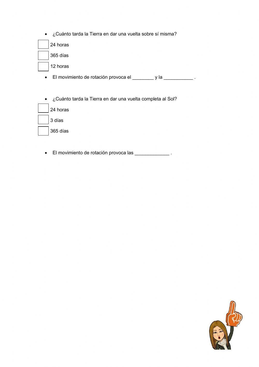 La tierra y sus movimientos