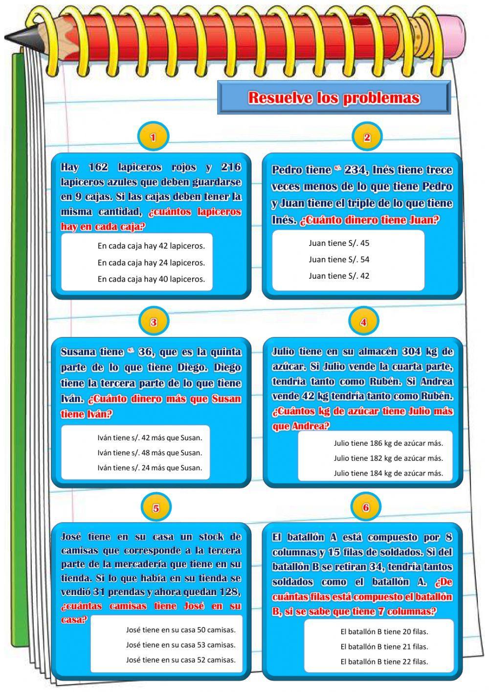Problemas matemáticos