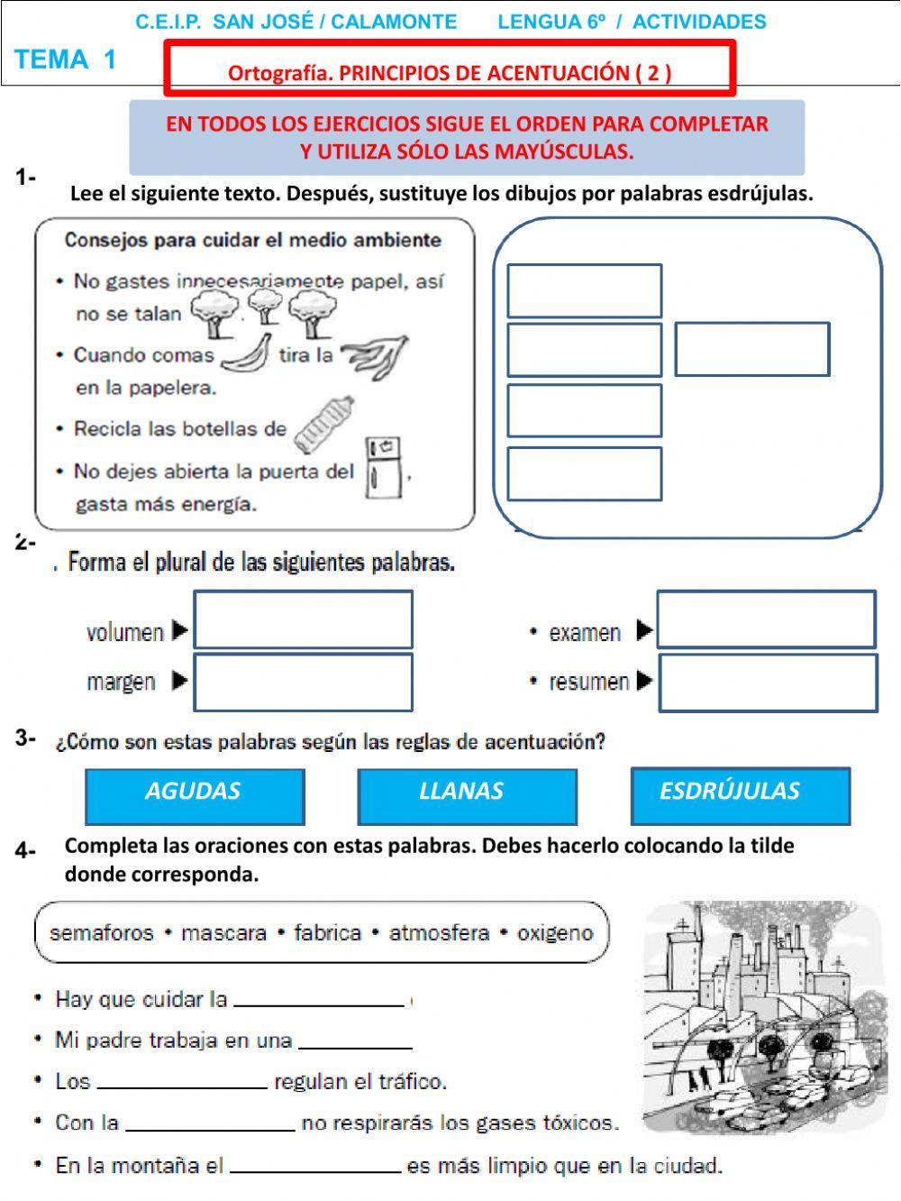 Principios de acentuación ( 2 )