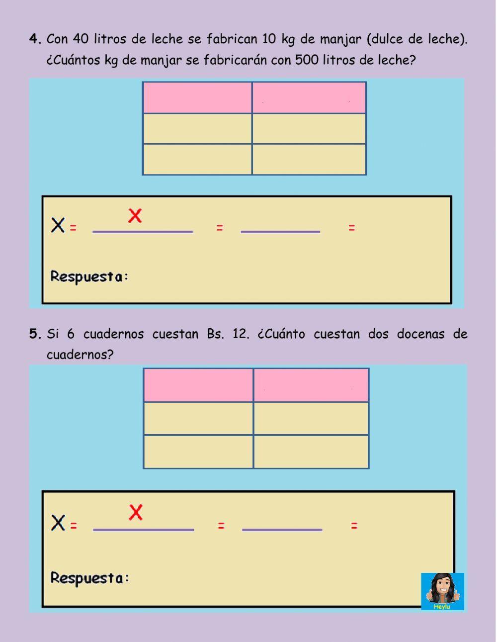 Regla de tres simple