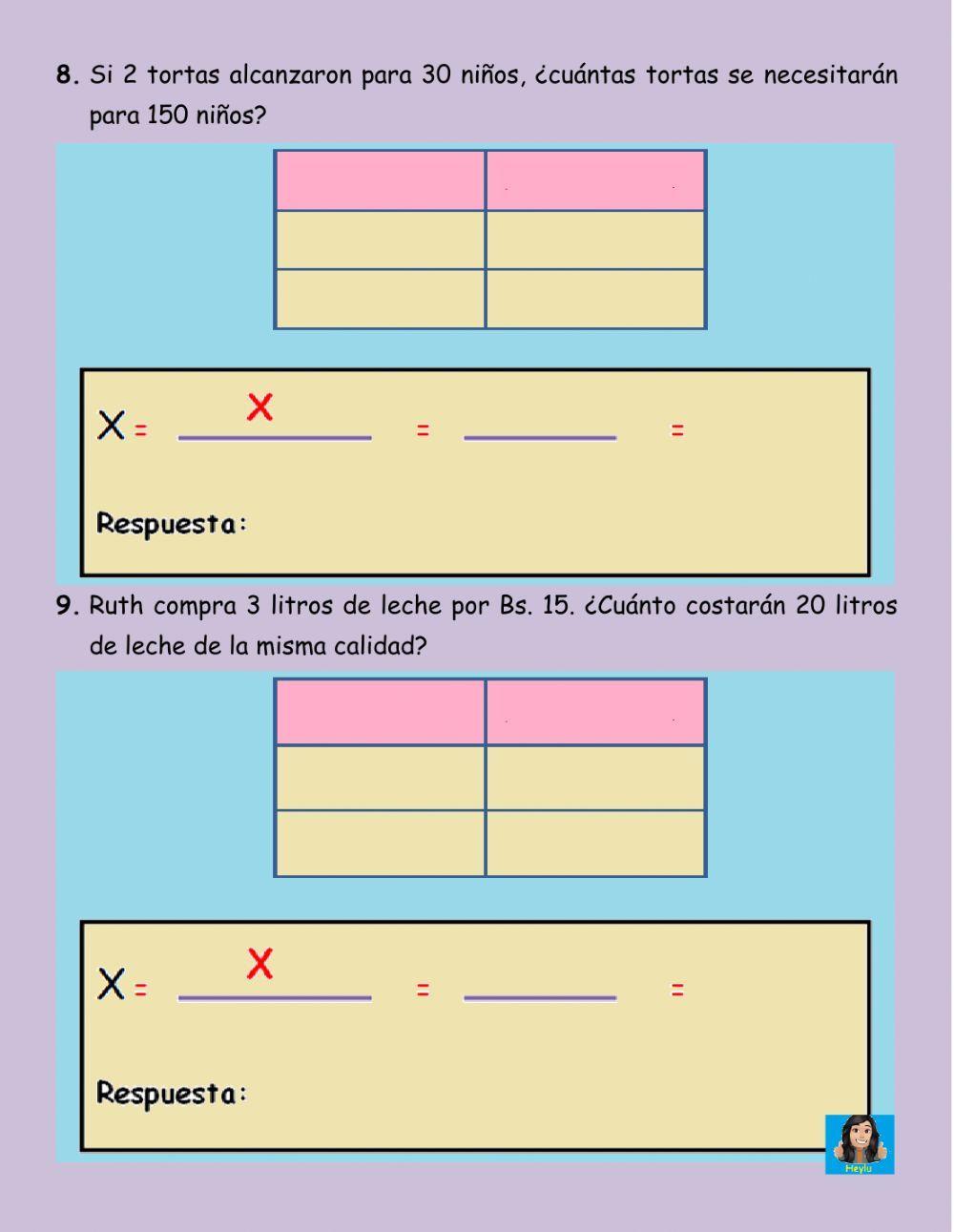 Regla de tres simple
