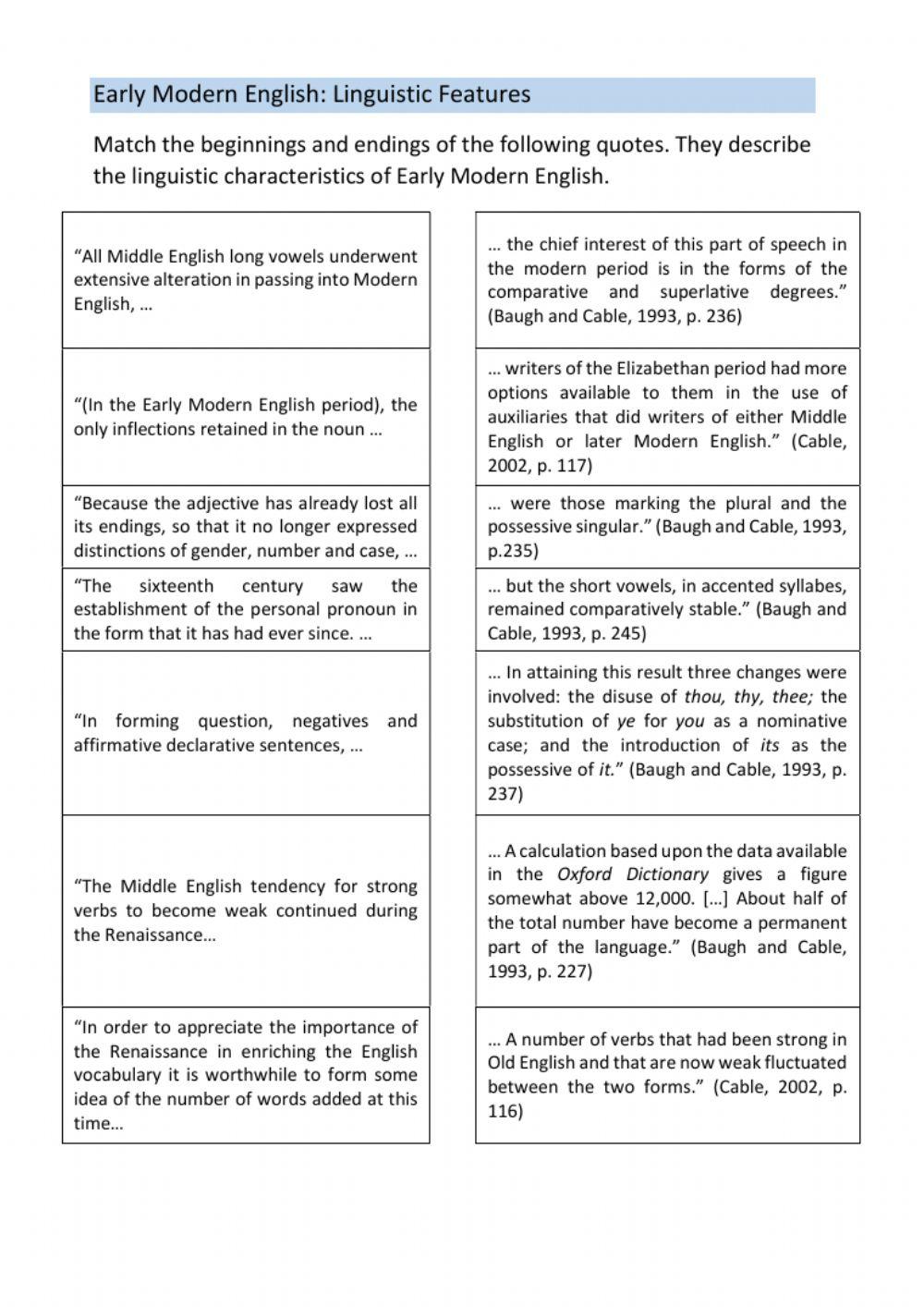 Early Modern English