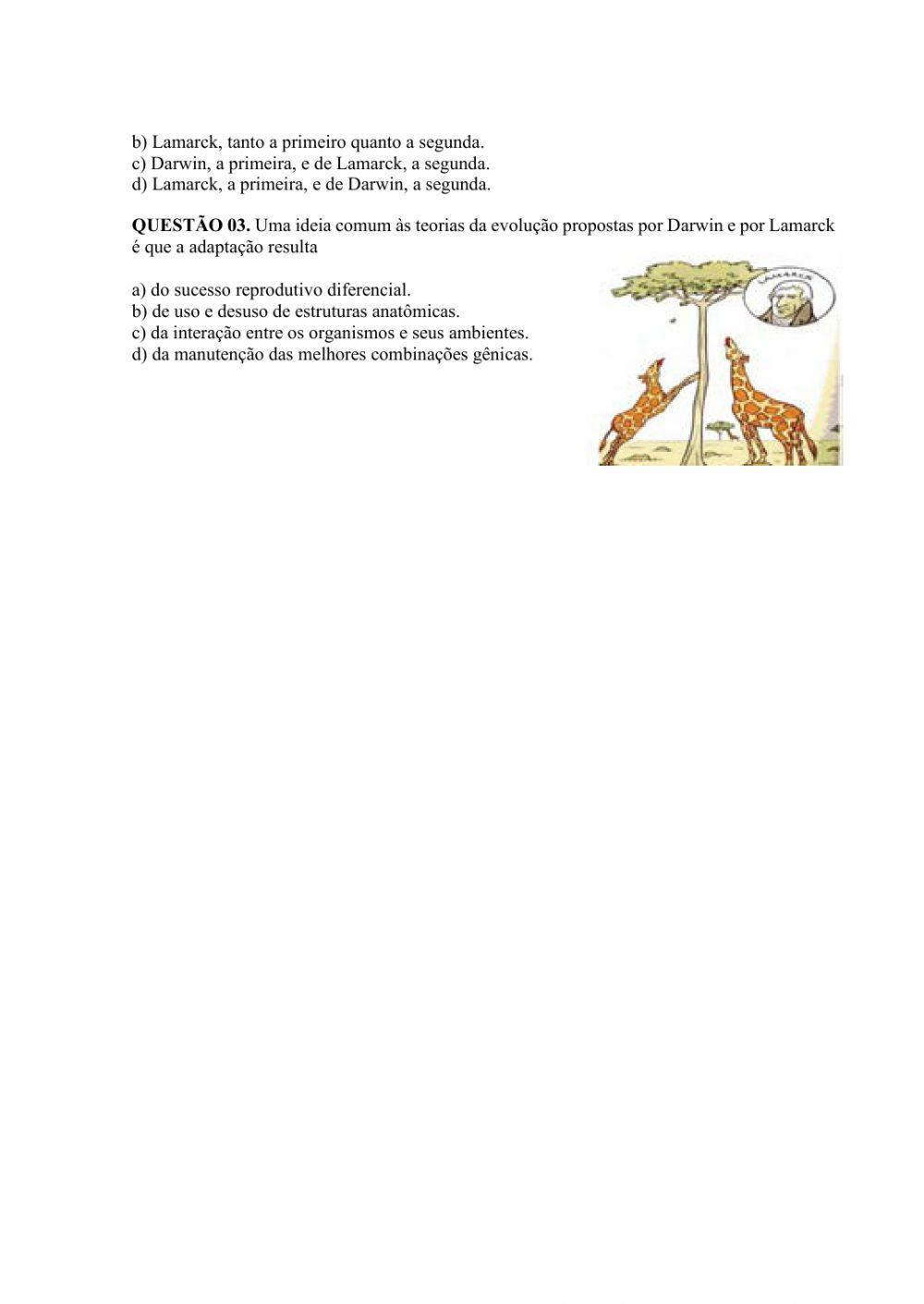 Teorias evolucionarias