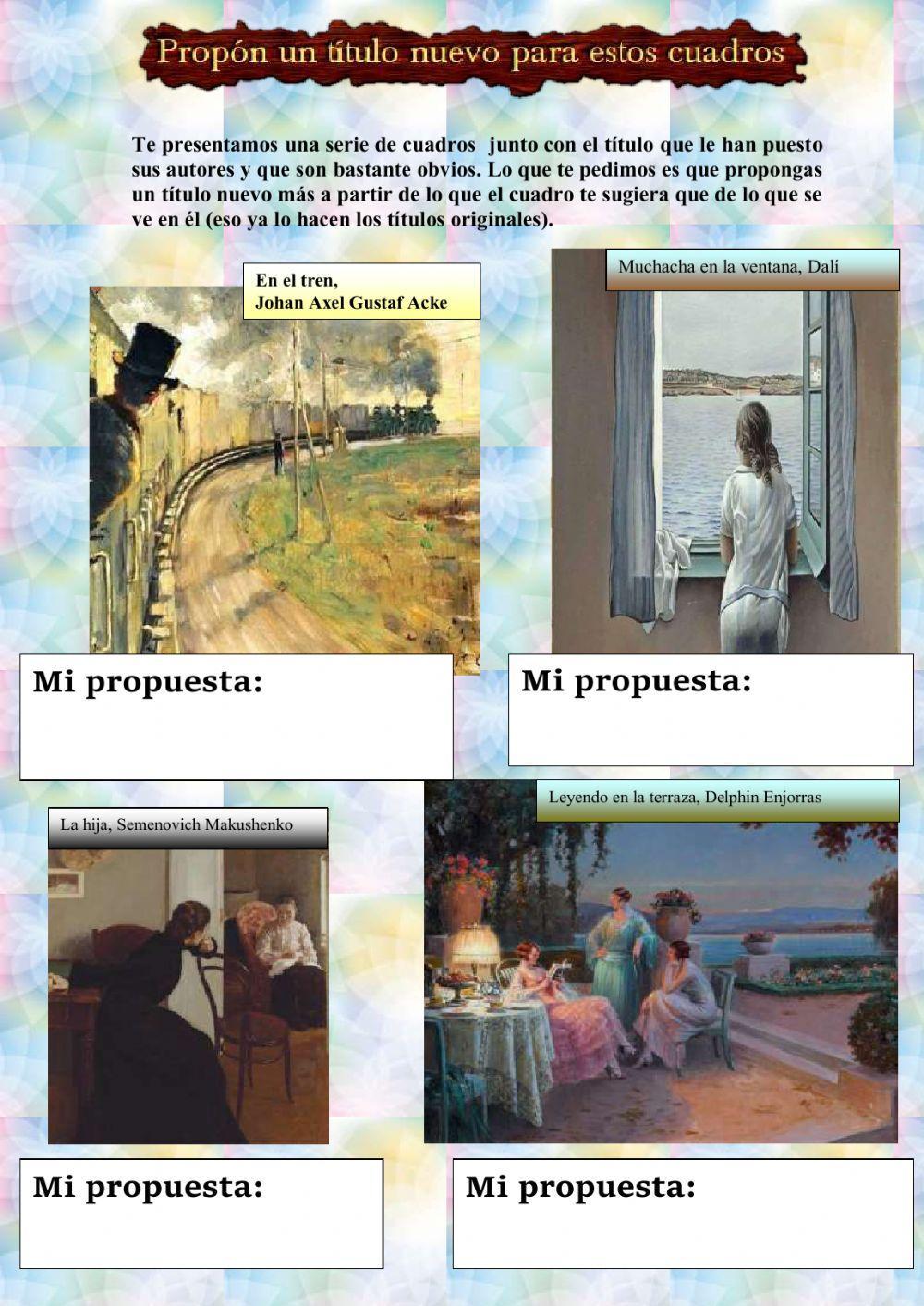 ¿Cómo lo titularías?