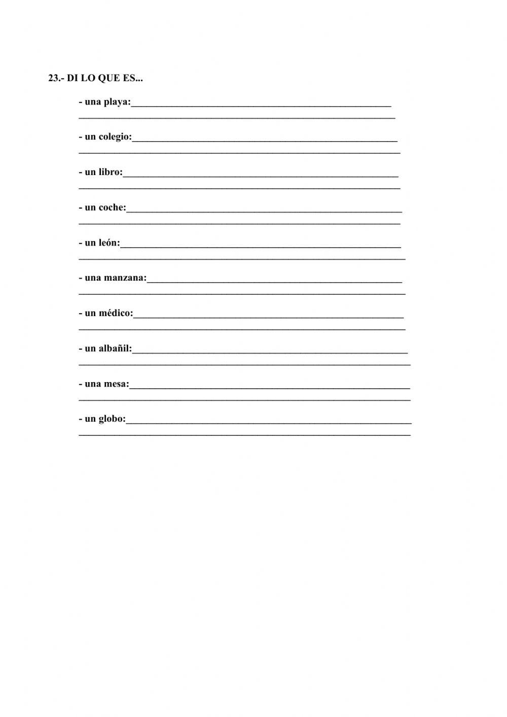 Prueba inicial 3º EP LCL segunda parte